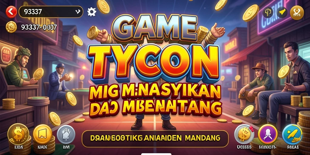 Screenshot game 93337 menunjukkan momen seru dalam simulasi bisnis Tycoon.