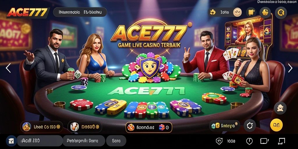 Gameplay live casino yang mendebarkan dan interaktif.