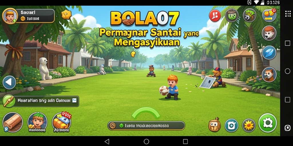 Screenshot BOLA07 menampilkan gameplay yang seru dan menarik.
