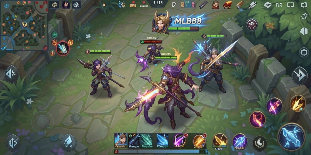 Screenshot gameplay MLBB8 yang menunjukkan aksi permainan Idle yang menarik.