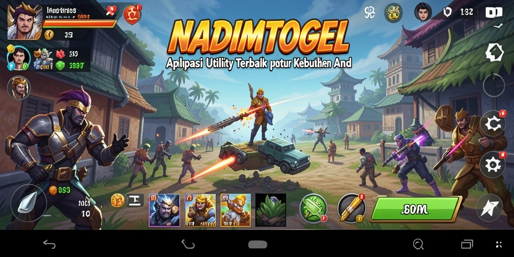 Antarmuka NADIMTOGEL yang user-friendly dan praktis.