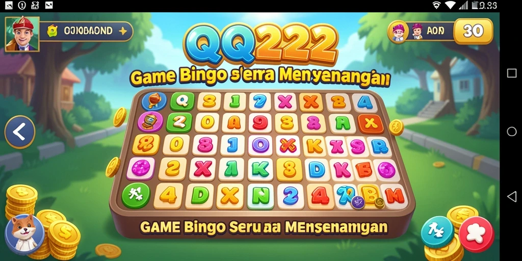 Tampilan gameplay seru dalam permainan Bingo QQ222.