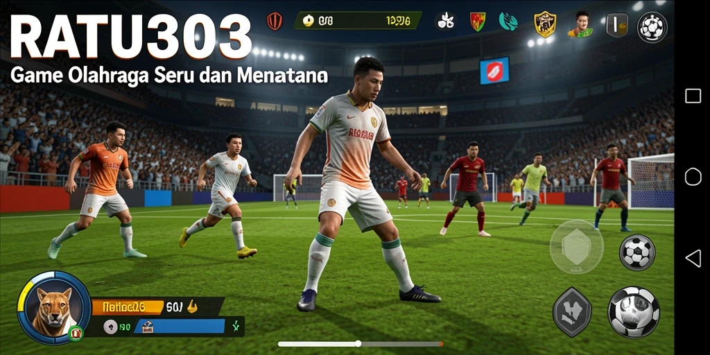 Tampilan gameplay mendebarkan dalam RATU303 yang memukau.