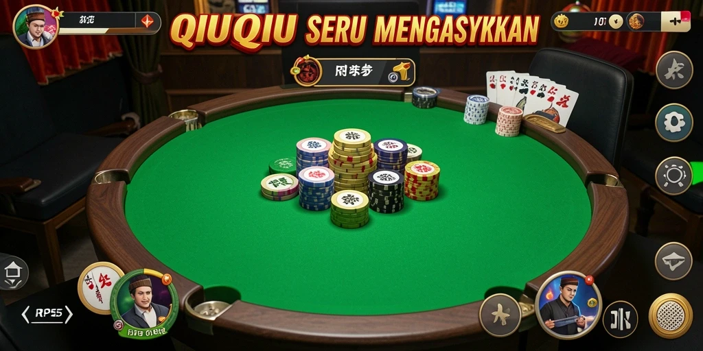 Screenshot dari gameplay seru QiuQiu di RP55.