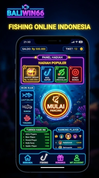 Tampilan antarmuka pengguna baliwin66 yang intuitif.